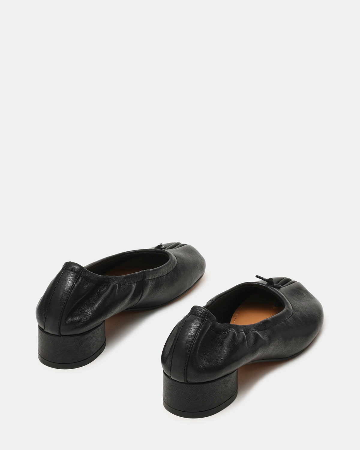 CYRA Black Leather Split Toe Tabi Women's Heel | Steve Madden