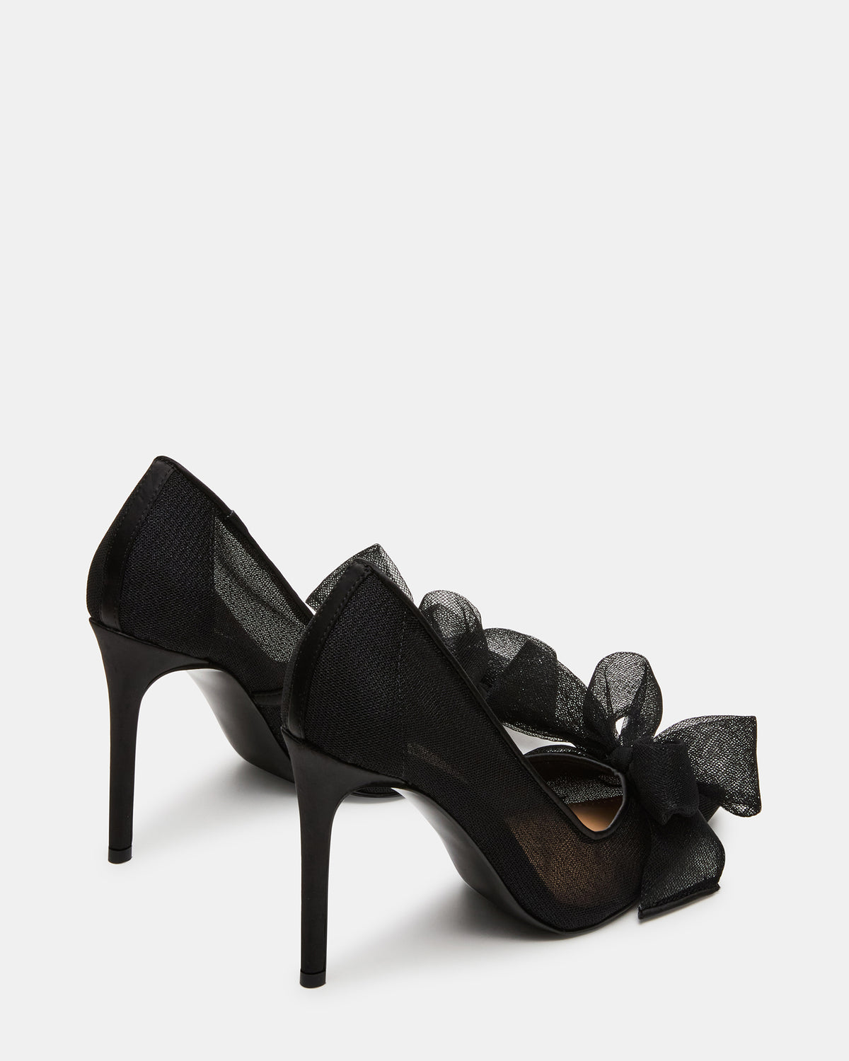 TAFFY Black Bow Pointed-Toe Stiletto Pump Women's Heel | Steve Madden