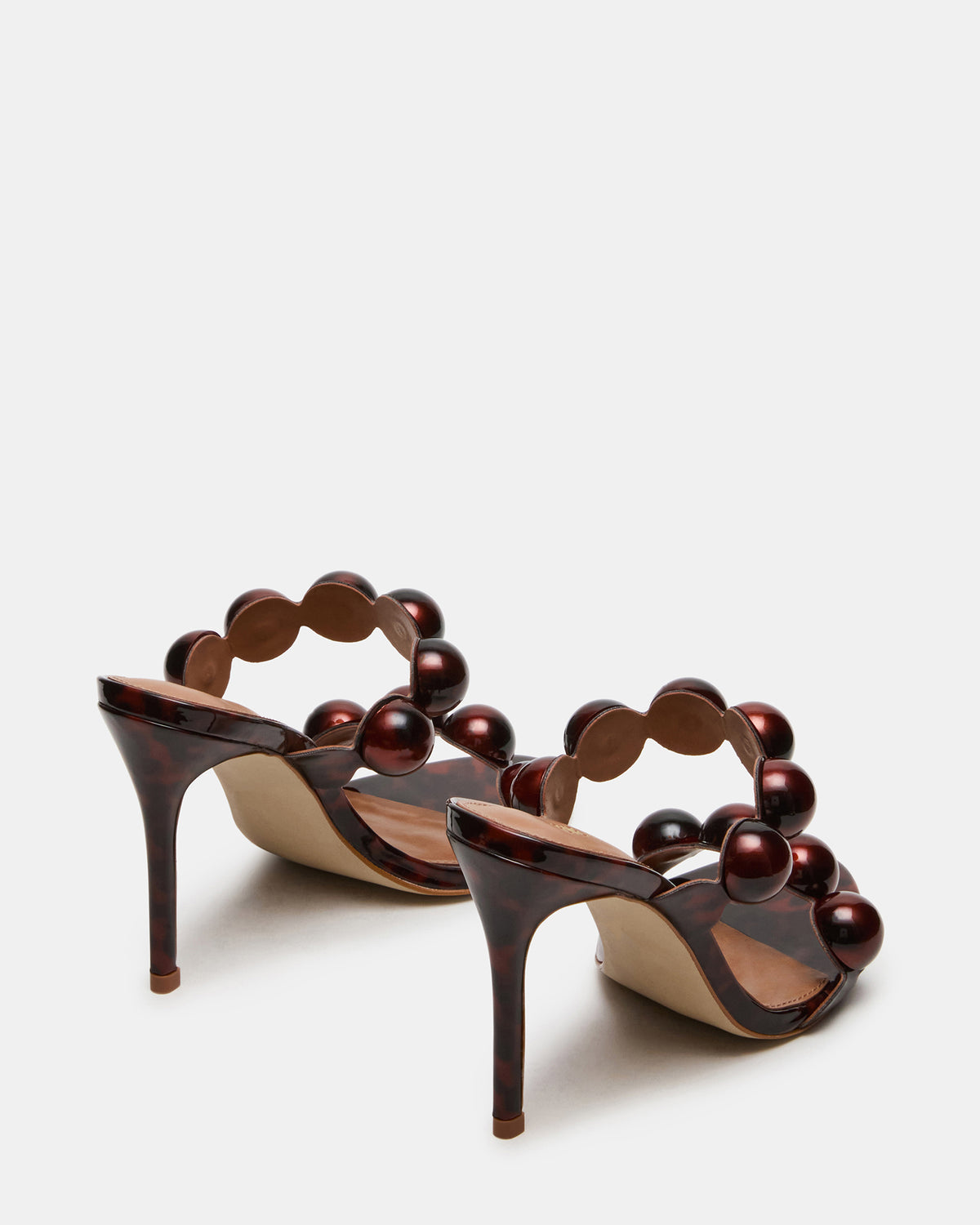 SATURN Beads Tortoise Stiletto Mule Women's Heel | Steve Madden