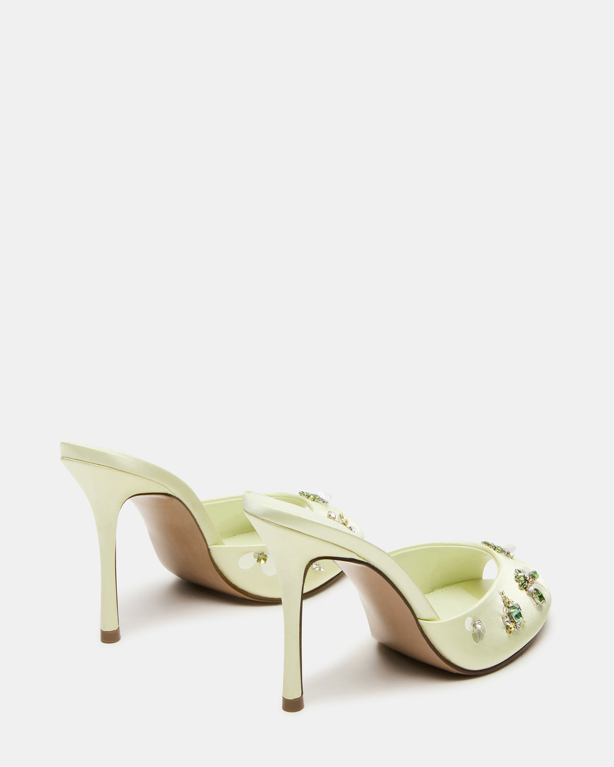PRIYA Butter Yellow Stones Mule Women's Heel | Steve Madden