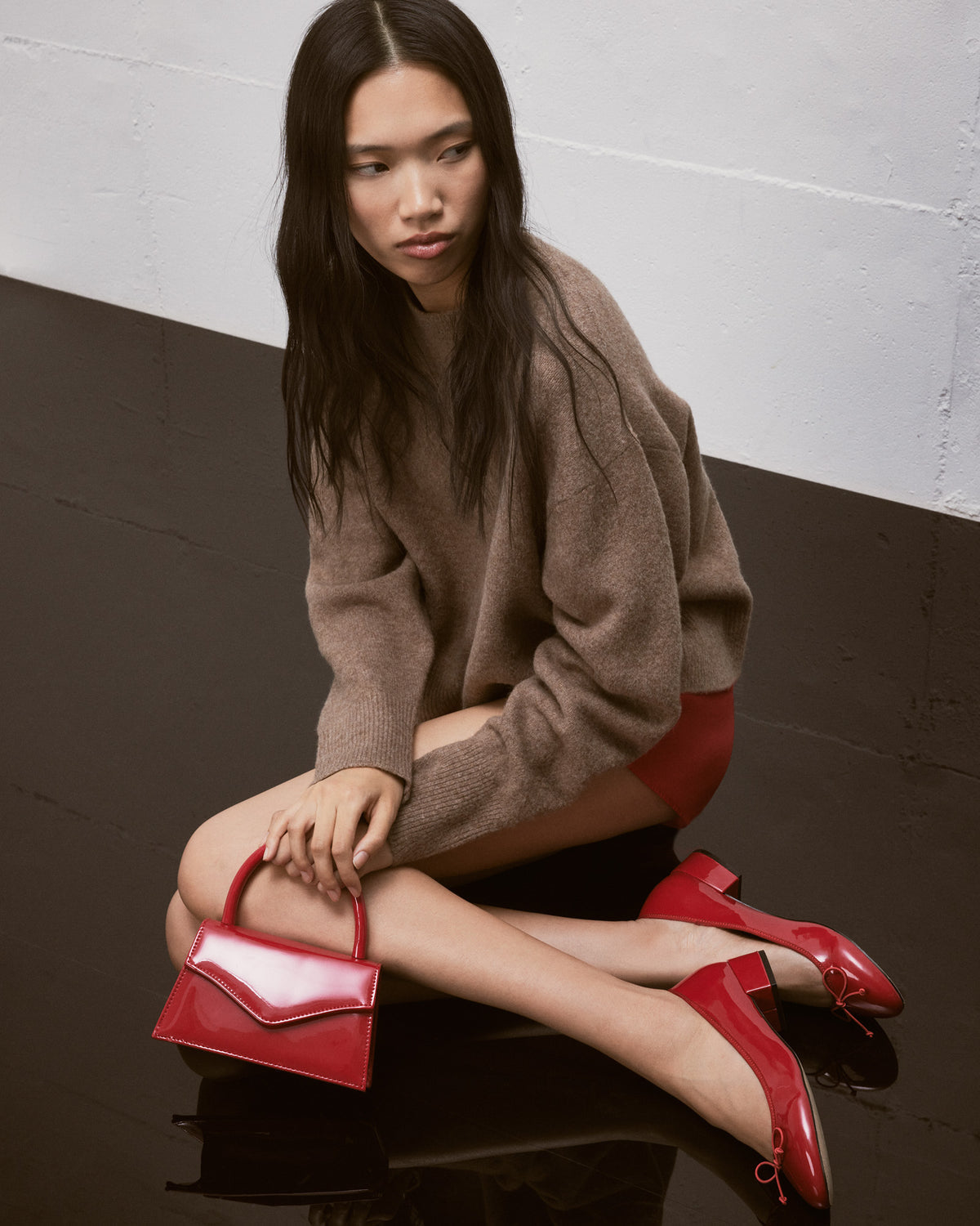CHERISH Red Patent Women's Slip-On Heel | Steve Madden