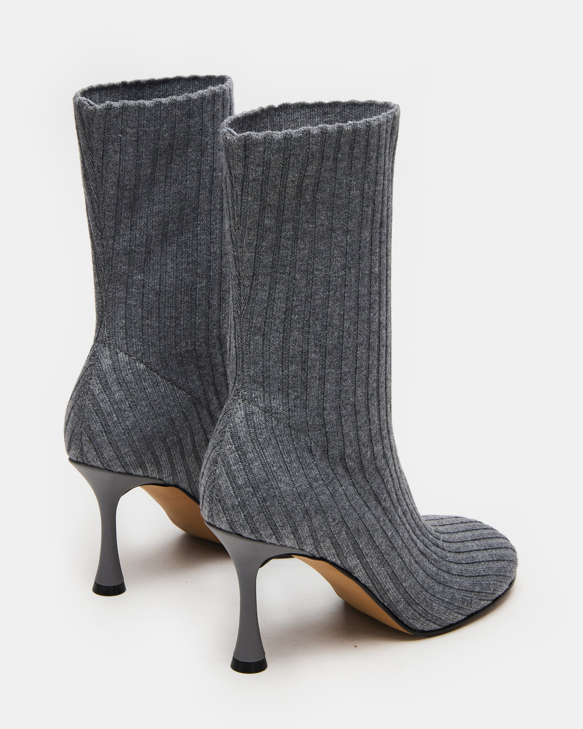 LORENZA Knit Grey Women's Ankle Boot | Steve Madden