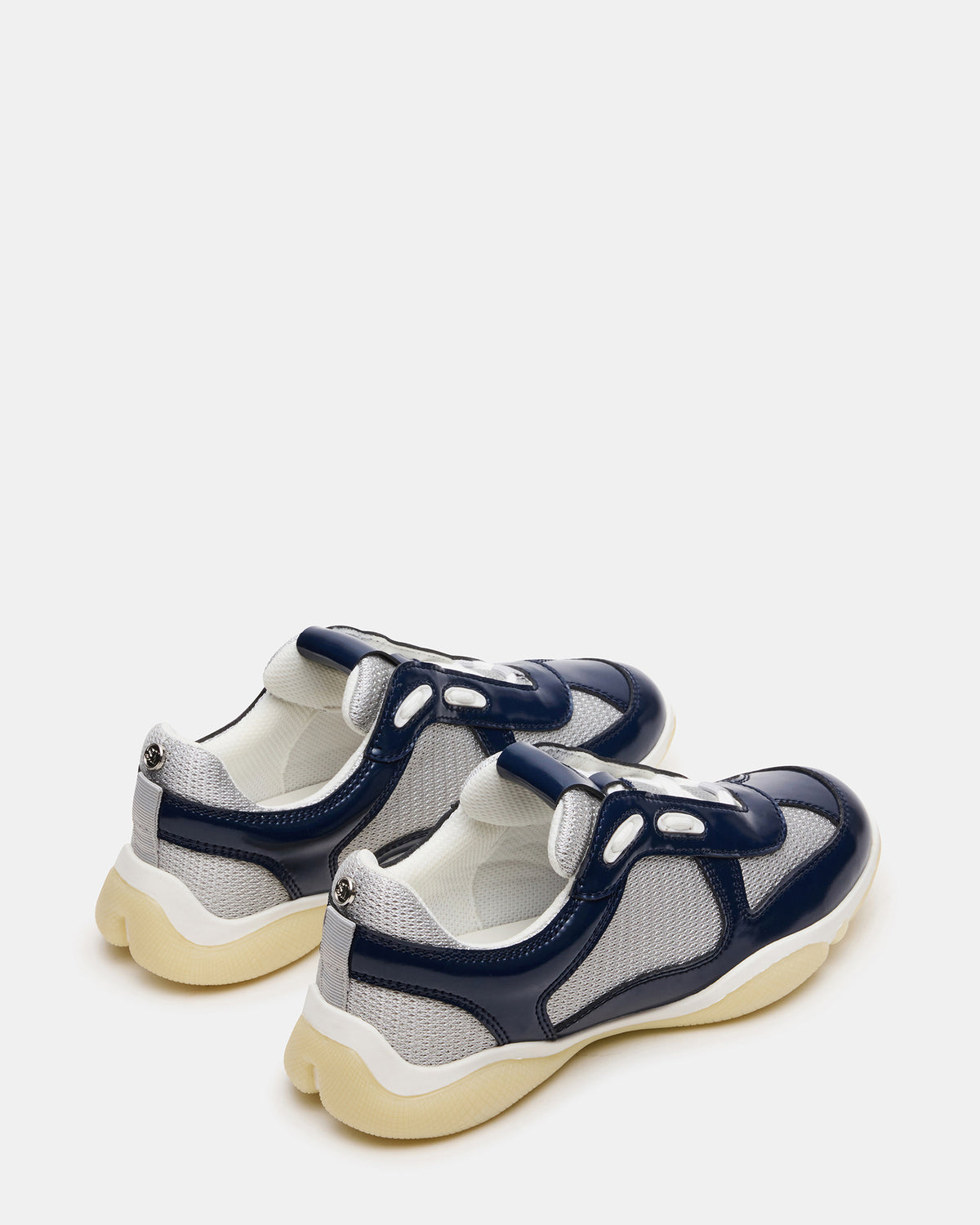 DUSTIN Navy Mesh Lace-Up Low-Top Women's Sneaker | Steve Madden