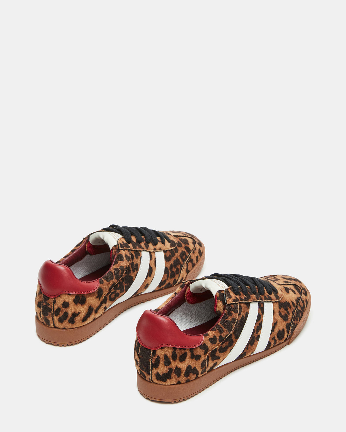 HUDSIN Leopard Women's Lace-Up Low-Top Sneaker | Steve Madden