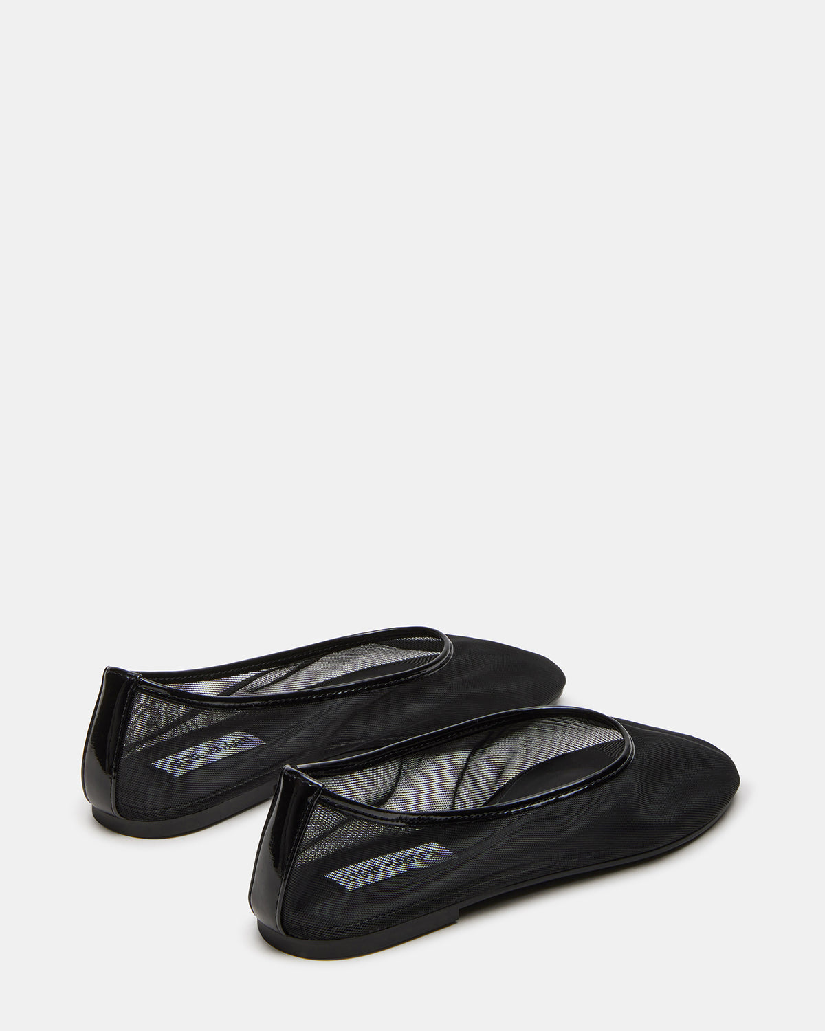 MEADOW Black Mesh Women's Ballet Flats | Steve Madden