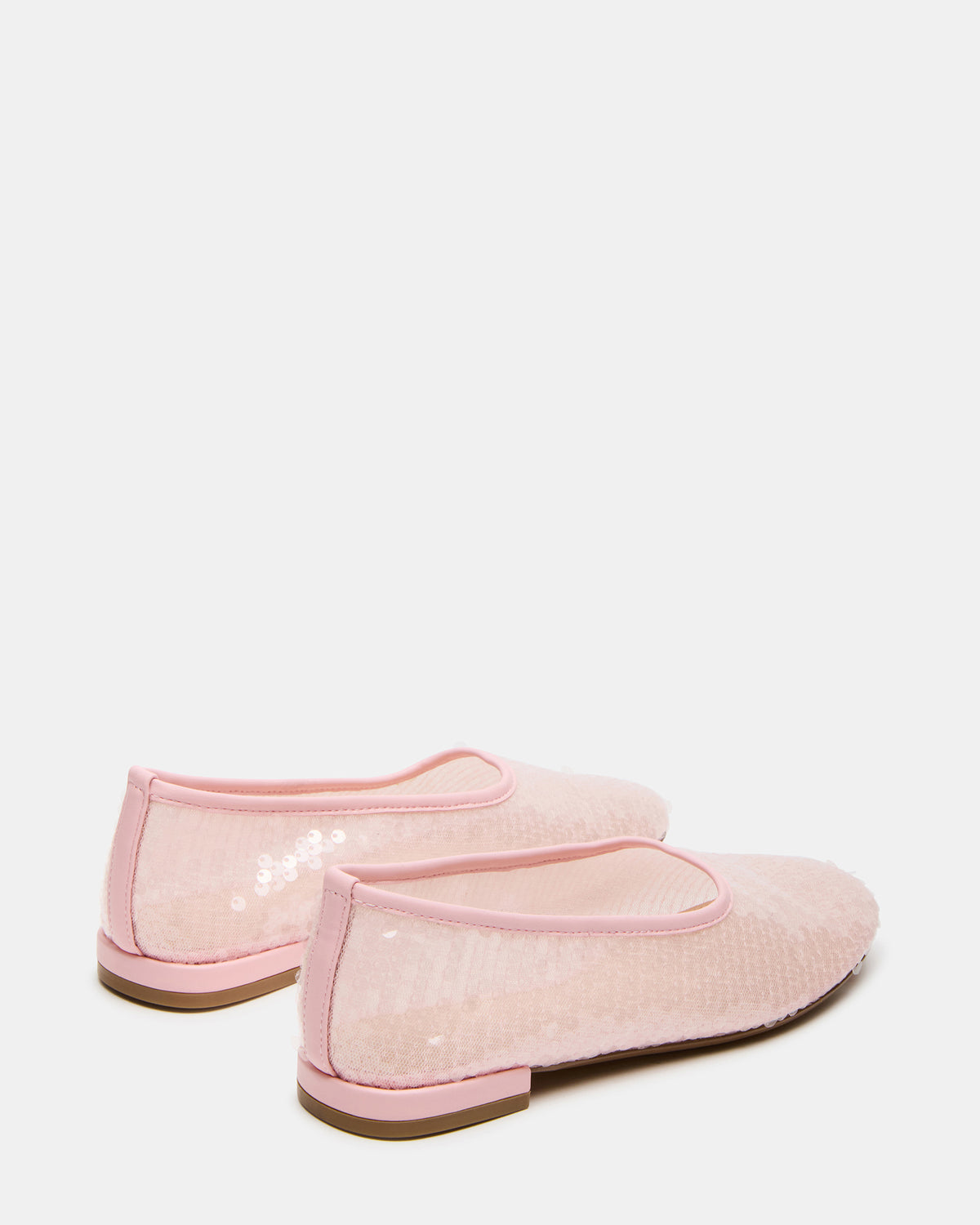 GARCELLE Pink Sequin Women's Ballet Flats | Steve Madden