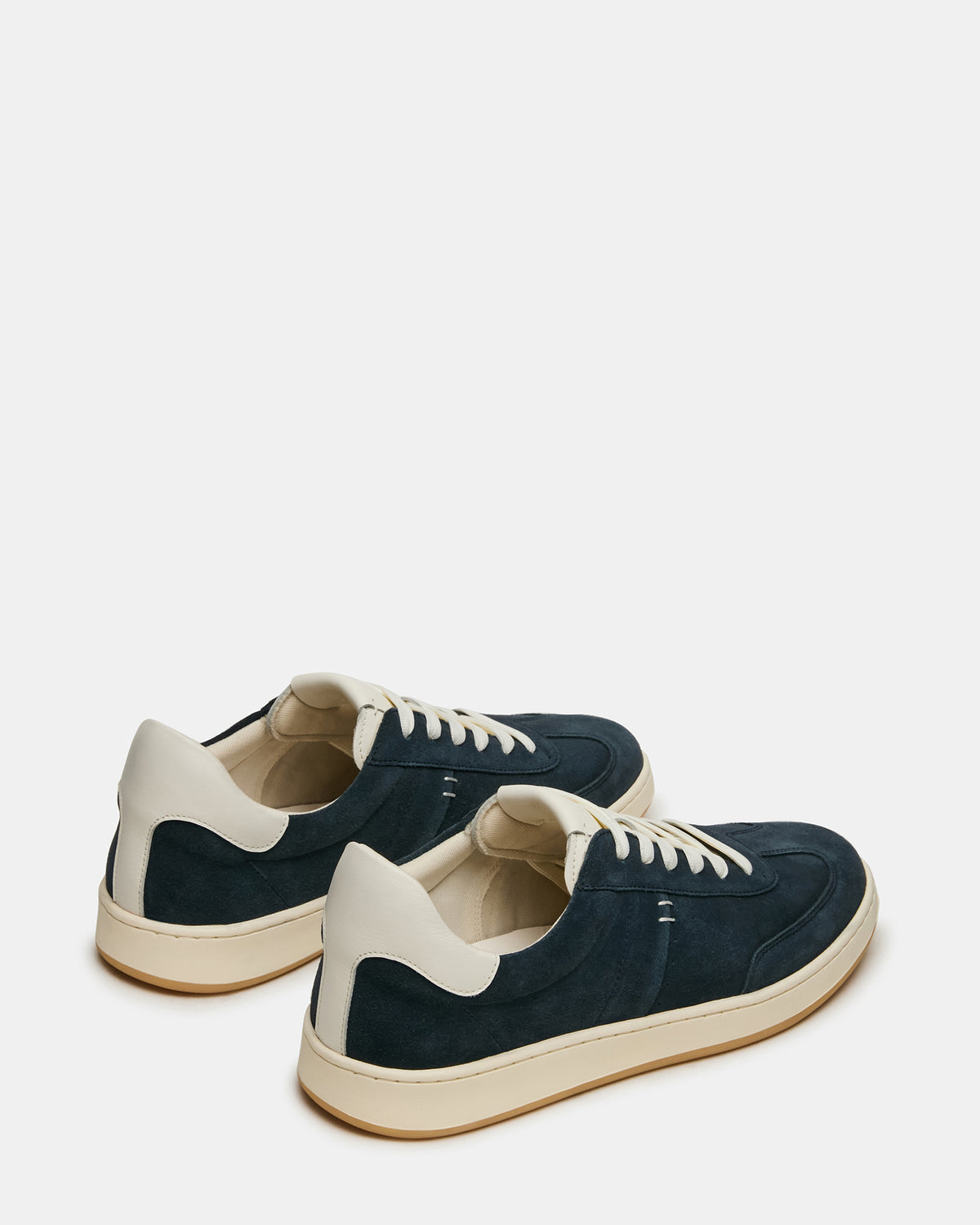 DYLAN Navy/White Low-Top Lace-Up Platform Men's Sneaker | Steve Madden