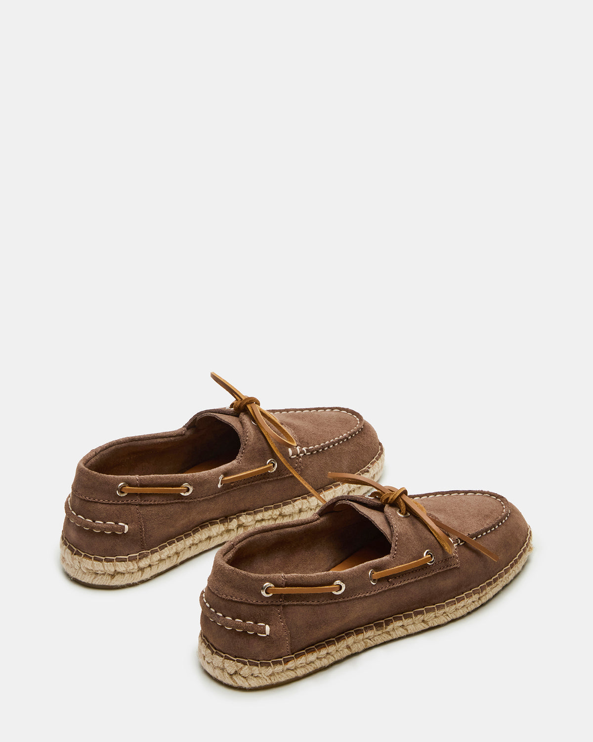 PANCHO Taupe Suede Slip-On Espadrille Boat Shoe Men's Casual | Steve Madden