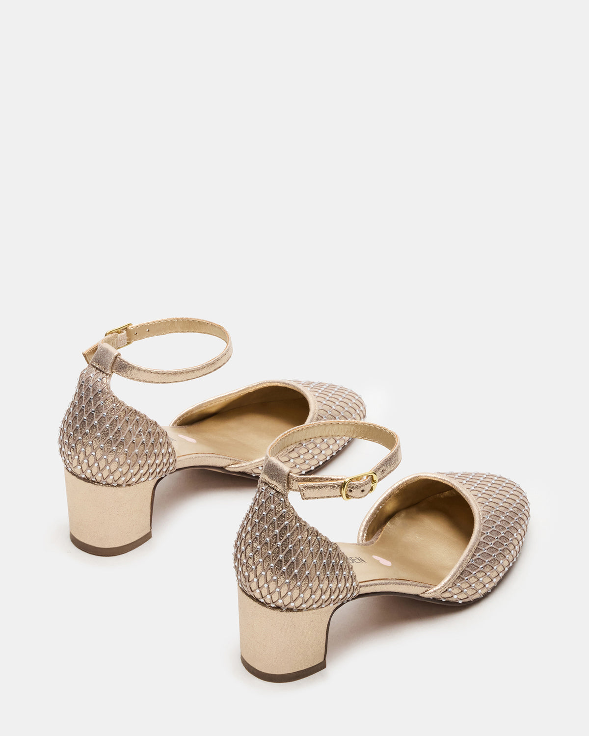 Kids' PRETTYY Gold Girls' Block Heel | Steve Madden