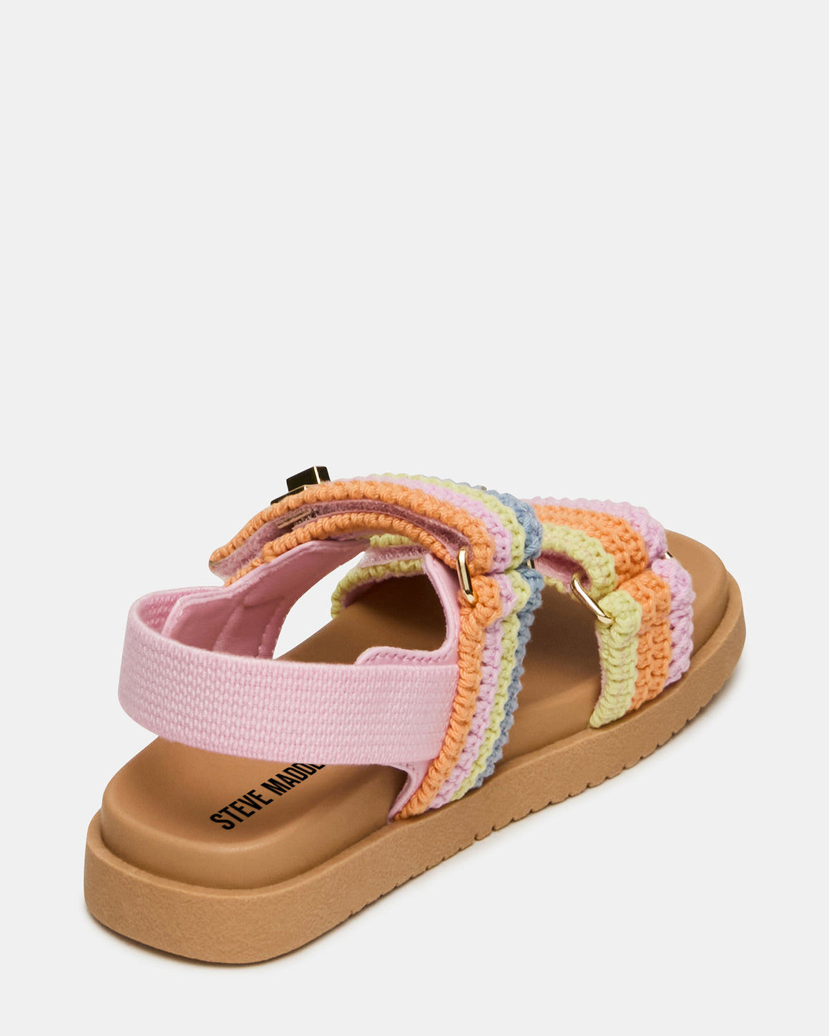 Toddlers' MONA Pastel Multi Girls' Flatform Sandal | Steve Madden