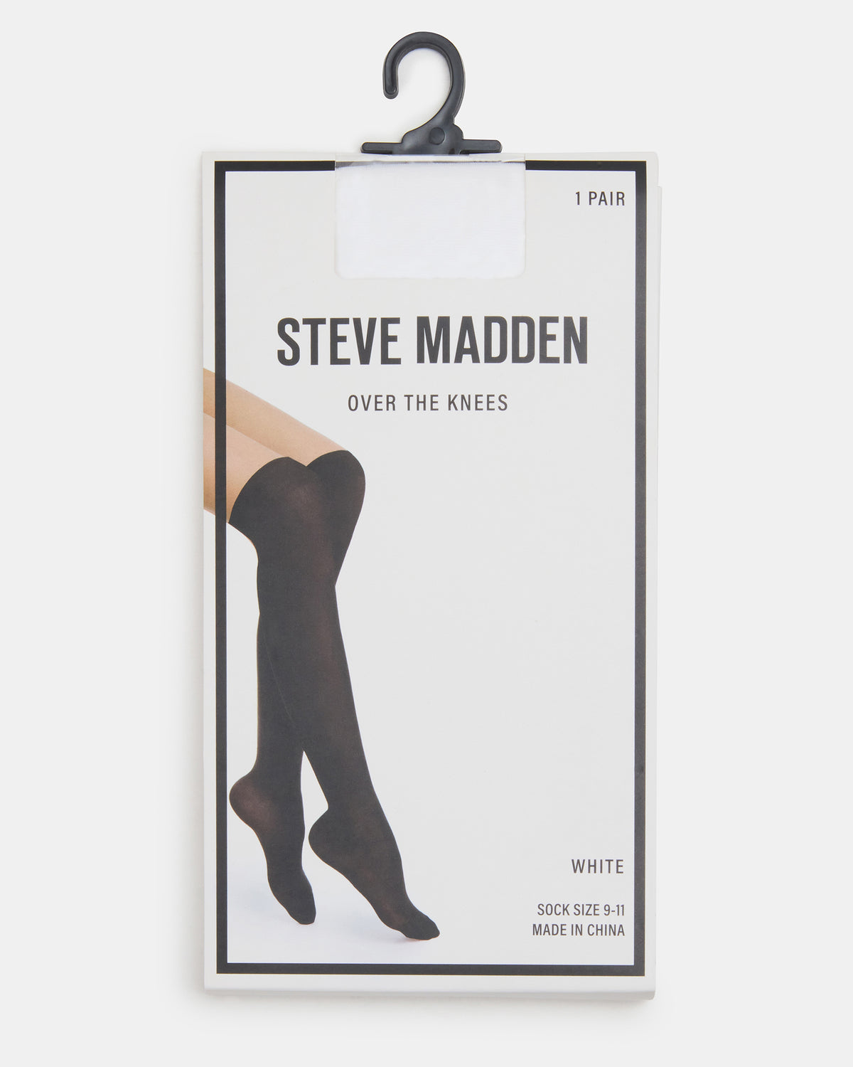 PREPPY White Over-The-Knee Footed Women's Tights | Steve Madden