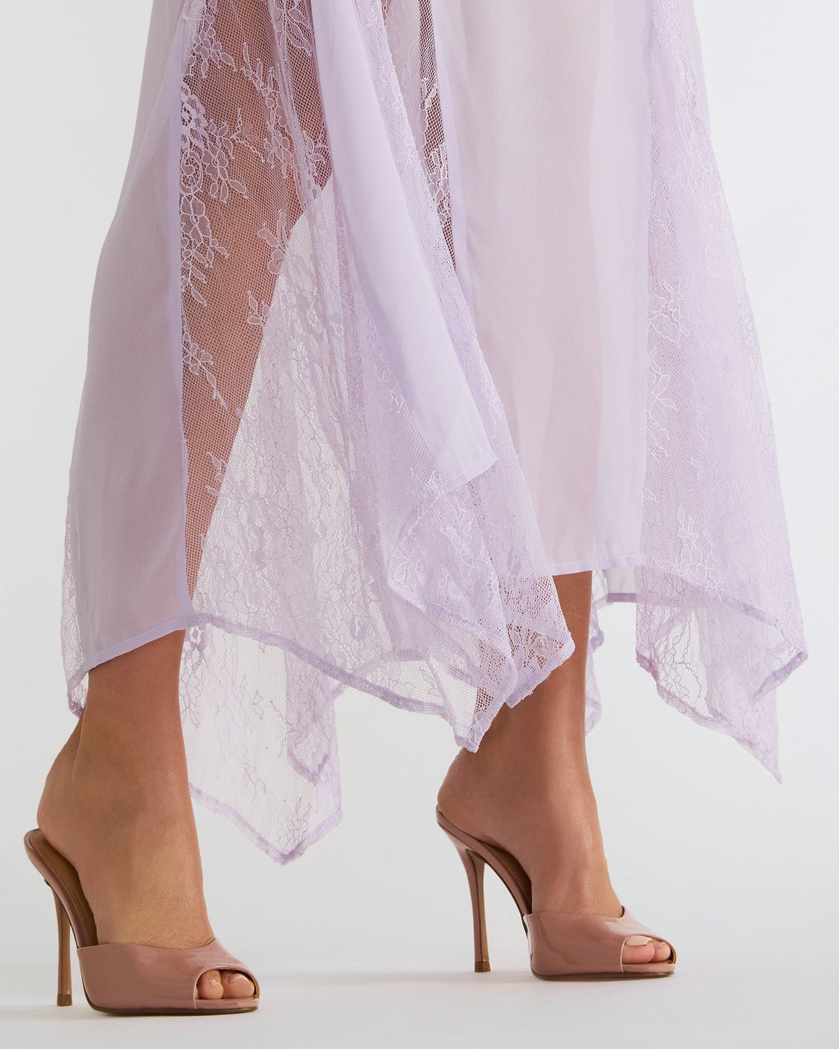 PRIYA Dark Blush Patent Mule Women's Heel | Steve Madden
