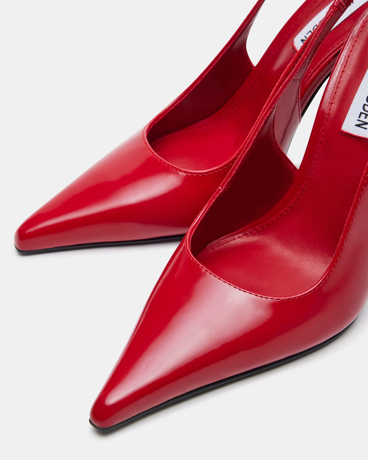 REYES Red Slingback Stiletto Pointed-Toe Pump Women's Heel | Steve Madden
