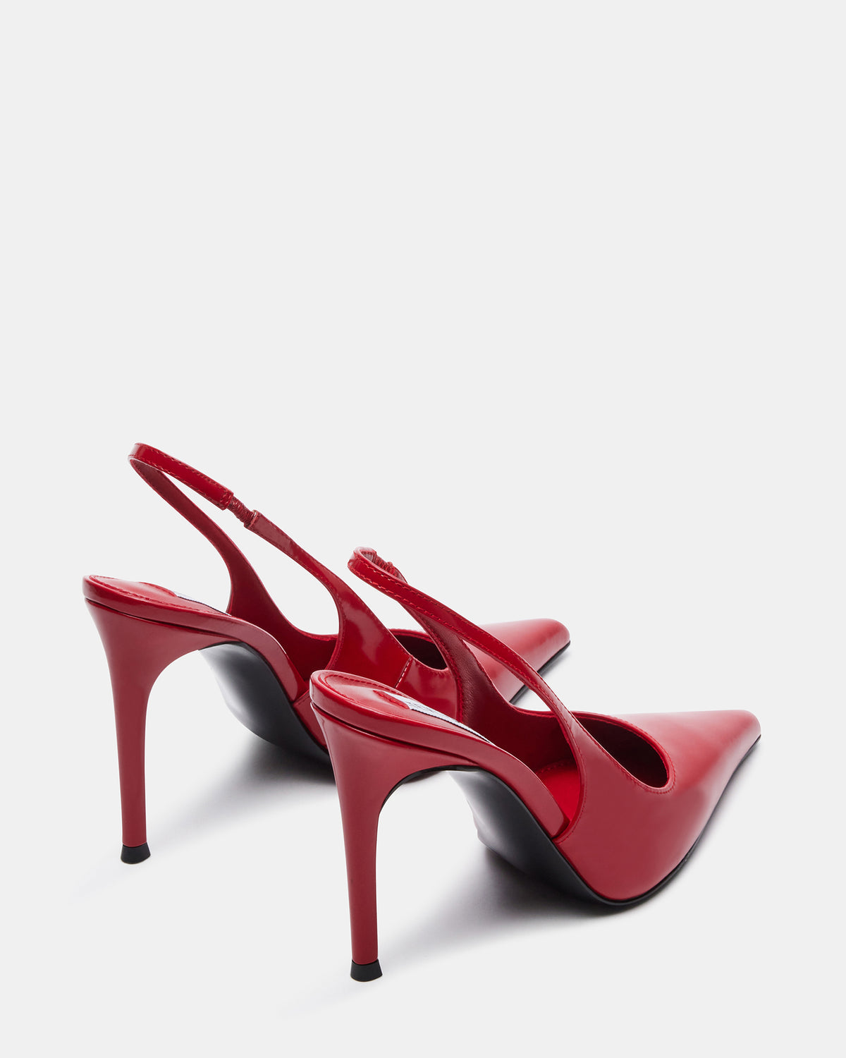 REYES Red Slingback Stiletto Pointed-Toe Pump Women's Heel | Steve Madden