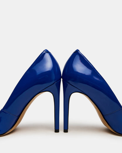 NOIR Cobalt Pointed-Toe Stiletto Pump Women's Heels | Steve Madden
