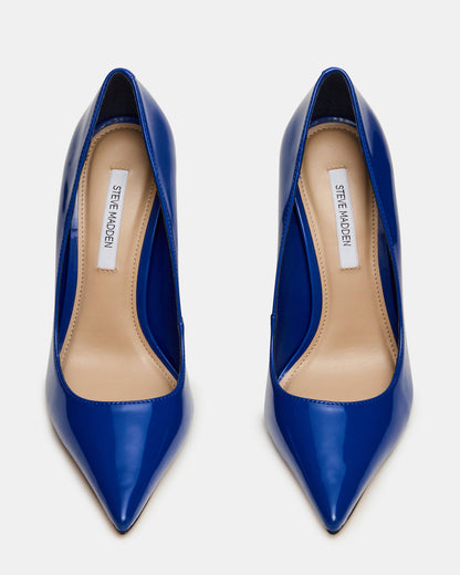 NOIR Cobalt Pointed-Toe Stiletto Pump Women's Heels | Steve Madden