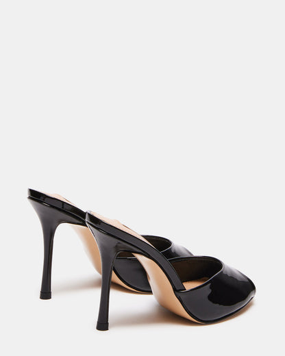 PRIYA Black Patent Women's Mule | Steve Madden