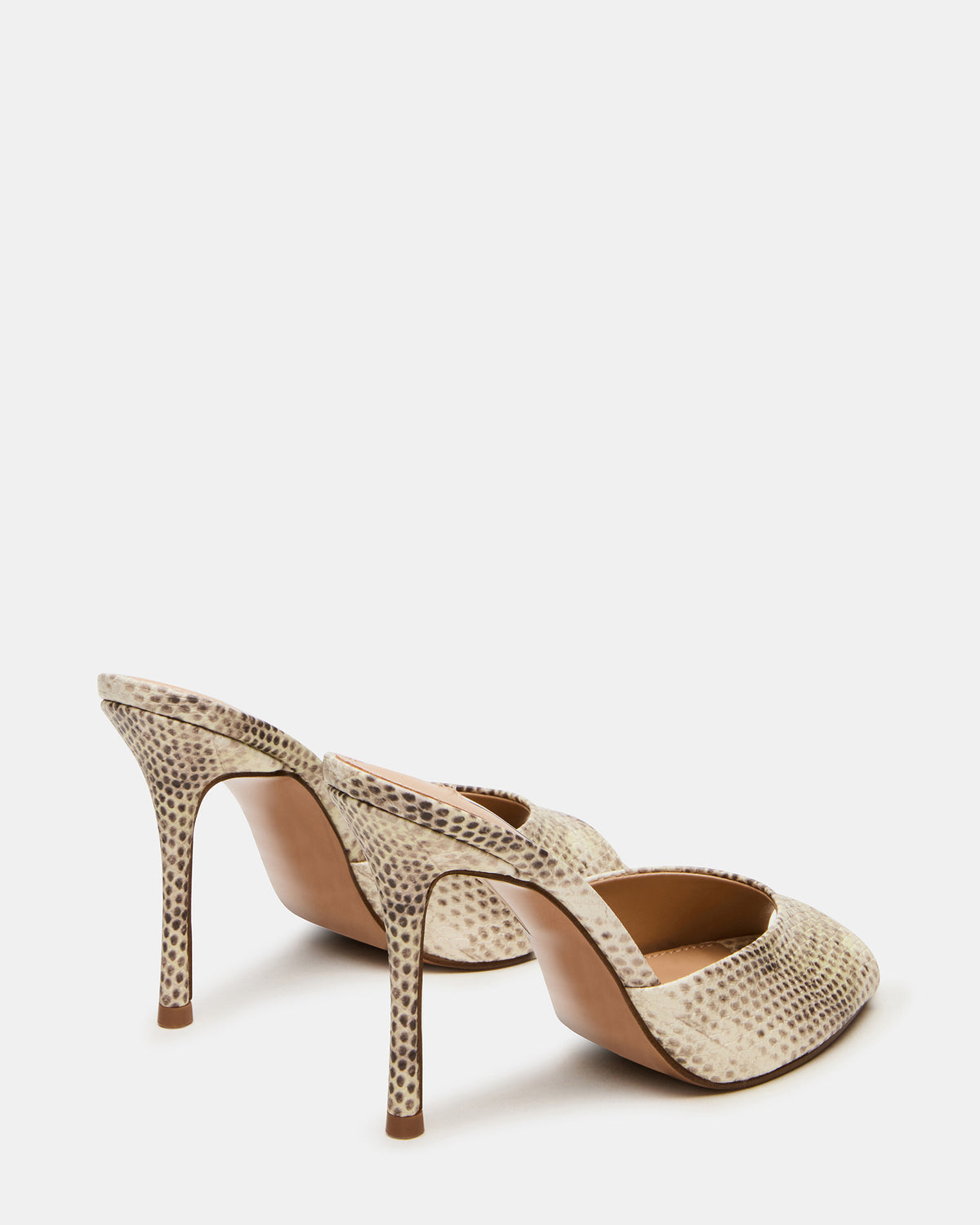 PRIYA Natural Snake Mule Women's Heel | Steve Madden