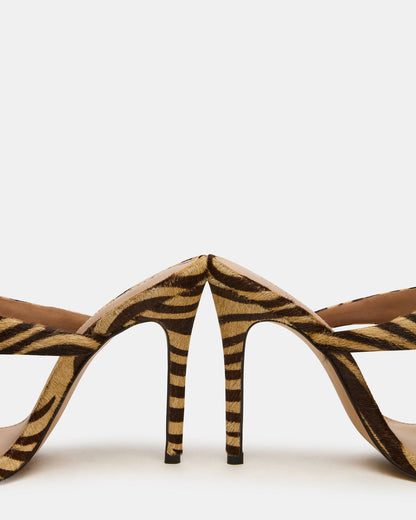 SATURN Tiger Stiletto Mule Women's Heel | Steve Madden