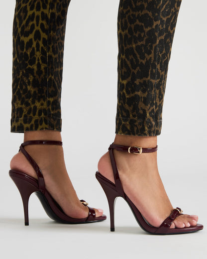 FOXX Silver Strappy Stiletto Open-Toe Women's Heel | Steve Madden