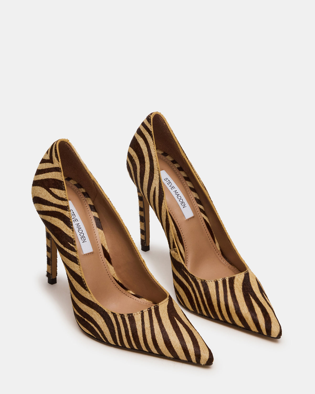 NOIR Tiger Pointed-Toe Stiletto Pump Women's Heels | Steve Madden