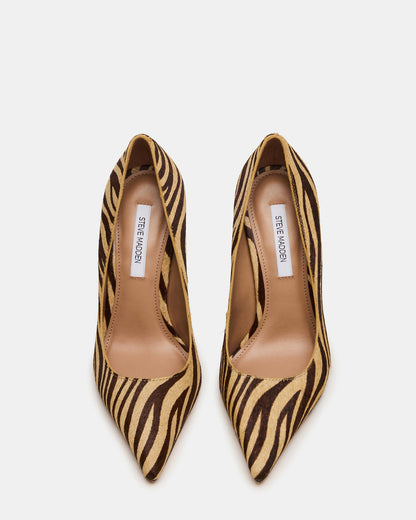 NOIR Tiger Pointed-Toe Stiletto Pump Women's Heels | Steve Madden