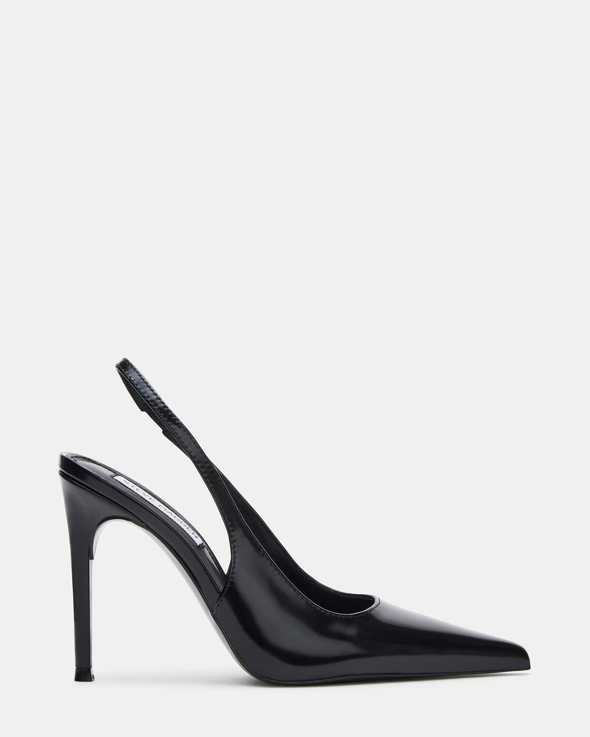 REYES Black Box Slingback Stiletto Pointed-Toe Pump Women's Heel | Steve Madden