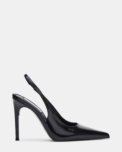 REYES Black Box Slingback Stiletto Pointed-Toe Pump Women's Heel | Steve Madden