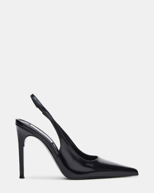 REYES Black Box Slingback Stiletto Pointed-Toe Pump Women's Heel | Steve Madden