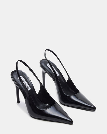 REYES Black Box Slingback Stiletto Pointed-Toe Pump Women's Heel | Steve Madden