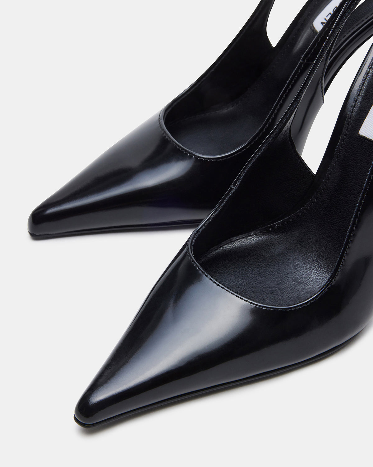 REYES Black Box Slingback Stiletto Pointed-Toe Pump Women's Heel | Steve Madden