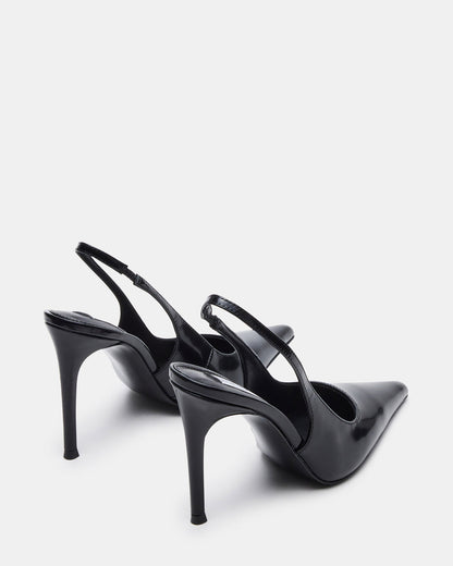 REYES Black Box Slingback Stiletto Pointed-Toe Pump Women's Heel | Steve Madden