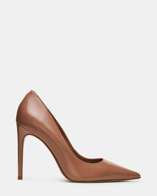 NOIR Mocha Pointed-Toe Stiletto Pump Women's Heels | Steve Madden