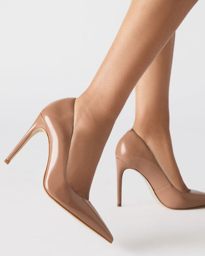 NOIR Mocha Pointed-Toe Stiletto Pump Women's Heels | Steve Madden