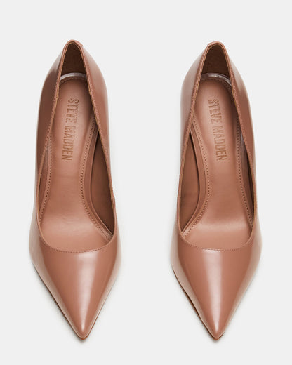 NOIR Mocha Pointed-Toe Stiletto Pump Women's Heels | Steve Madden