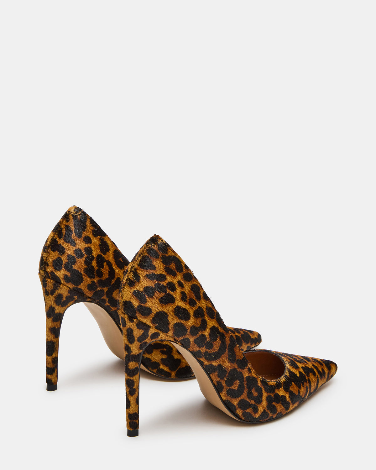 NOIR Leopard Pointed-Toe Stiletto Pump Women's Heels | Steve Madden