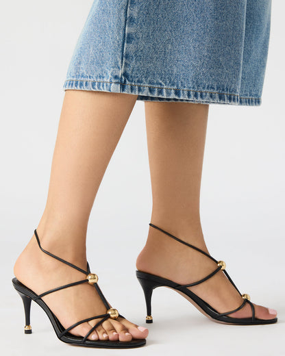 RAMOS Natural Snake Strappy Stiletto Women's Heel | Steve Madden