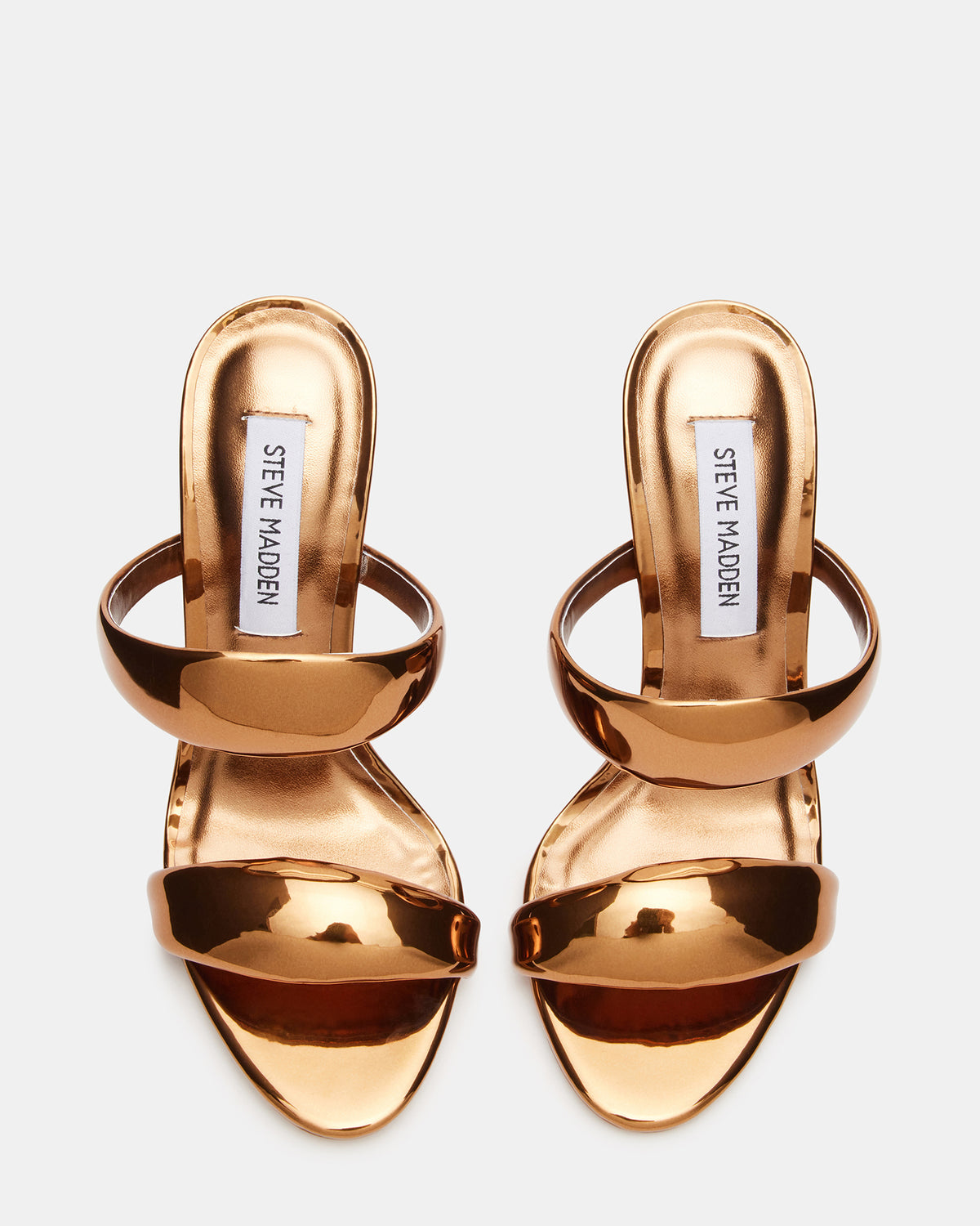 SATURN Bronze Stiletto Mule Women's Heel | Steve Madden