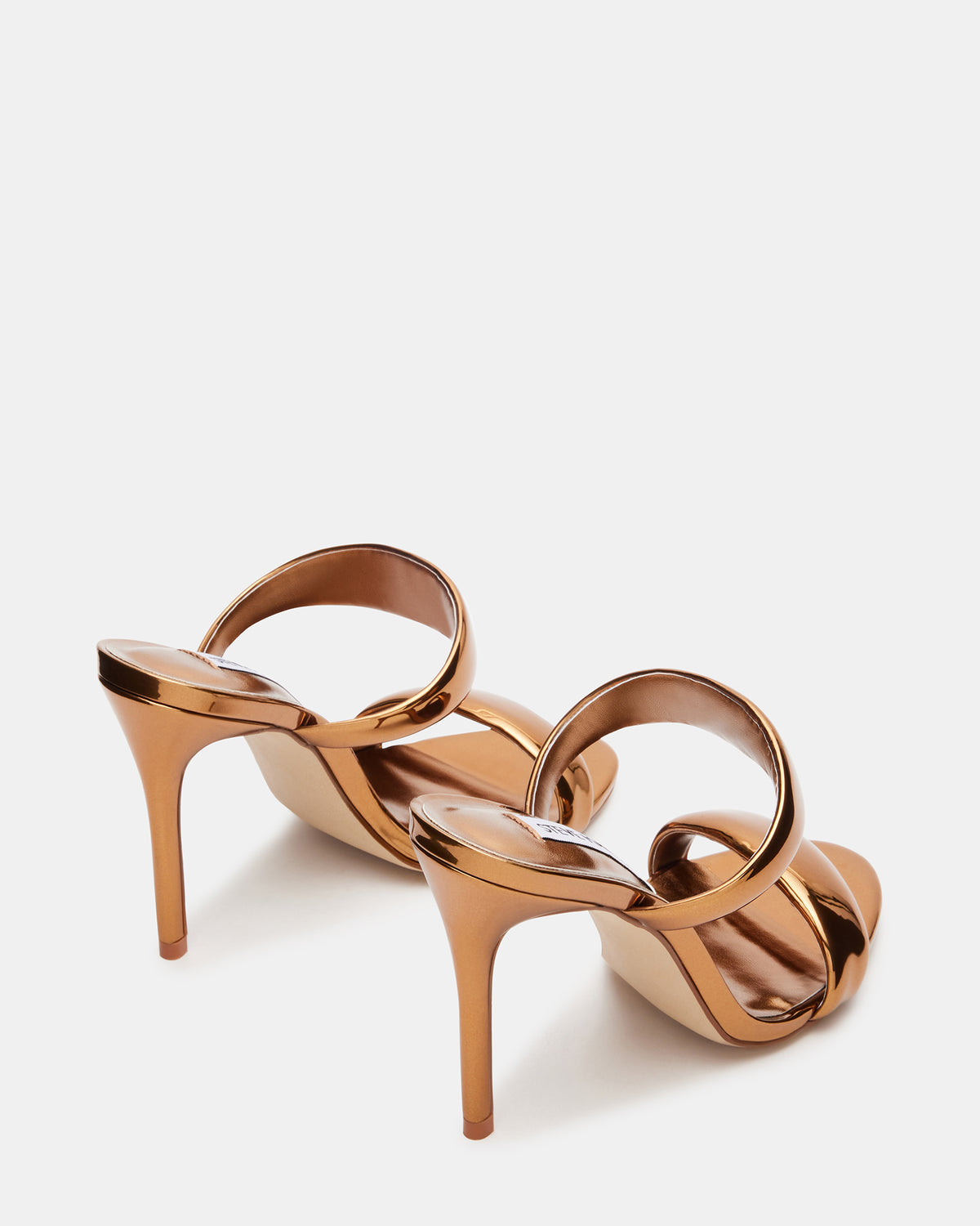 SATURN Bronze Stiletto Mule Women's Heel | Steve Madden