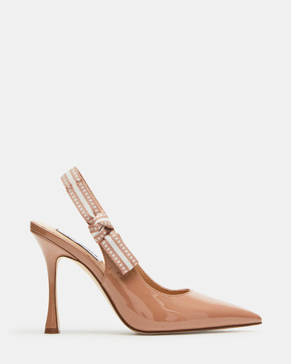 BRI Blush Patent Slingback Pump Women's Heel | Steve Madden