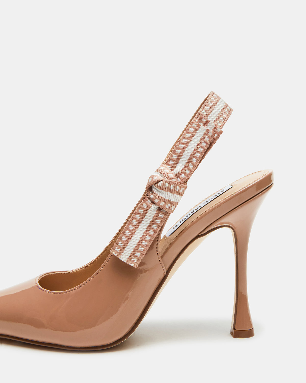 BRI Blush Patent Slingback Pump Women's Heel | Steve Madden