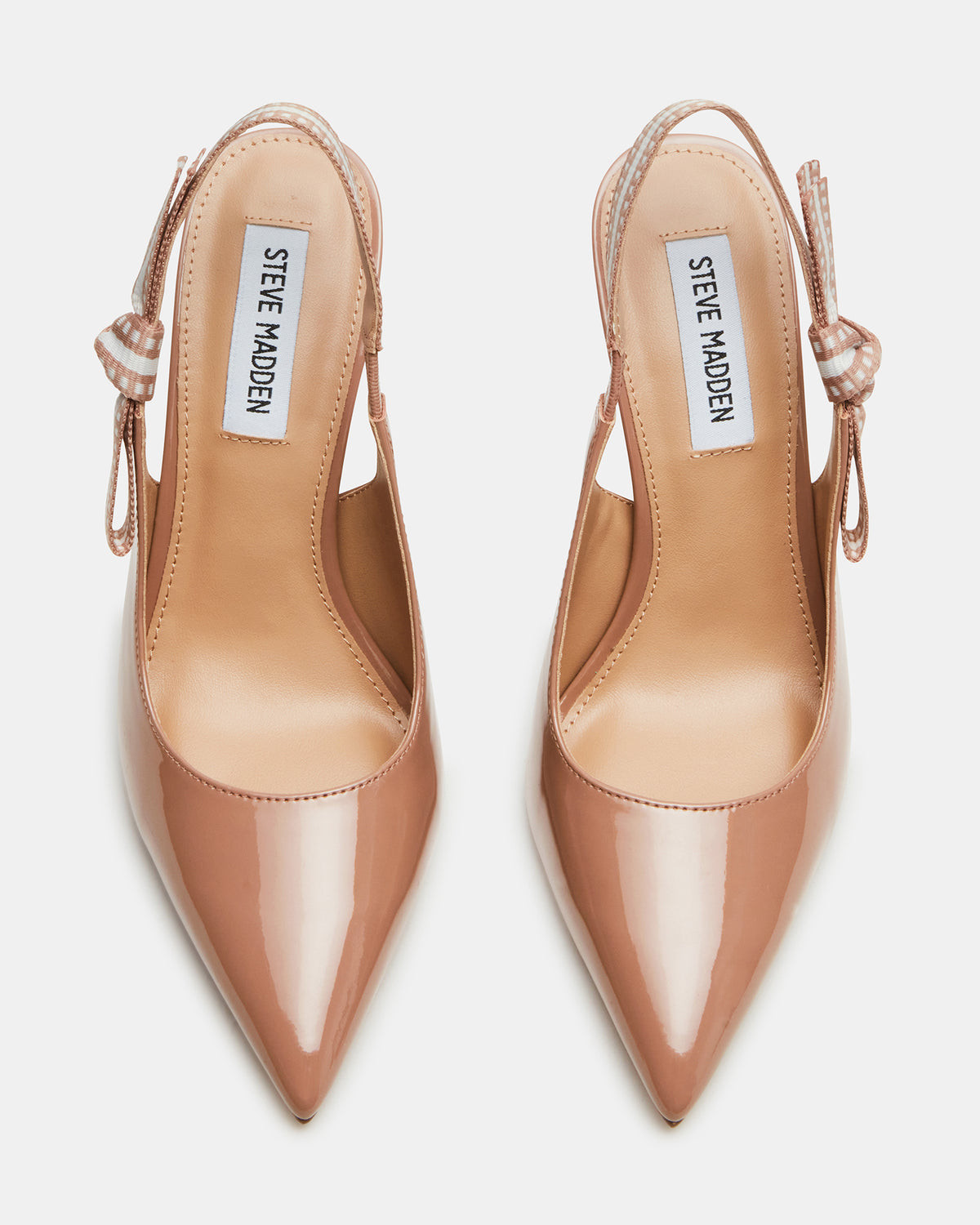 BRI Blush Patent Slingback Pump Women's Heel | Steve Madden