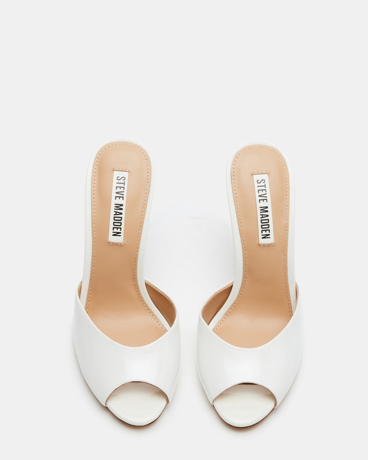 PRIYA White Patent Women's Mule | Steve Madden