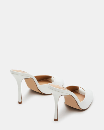 PRIYA White Patent Women's Mule | Steve Madden