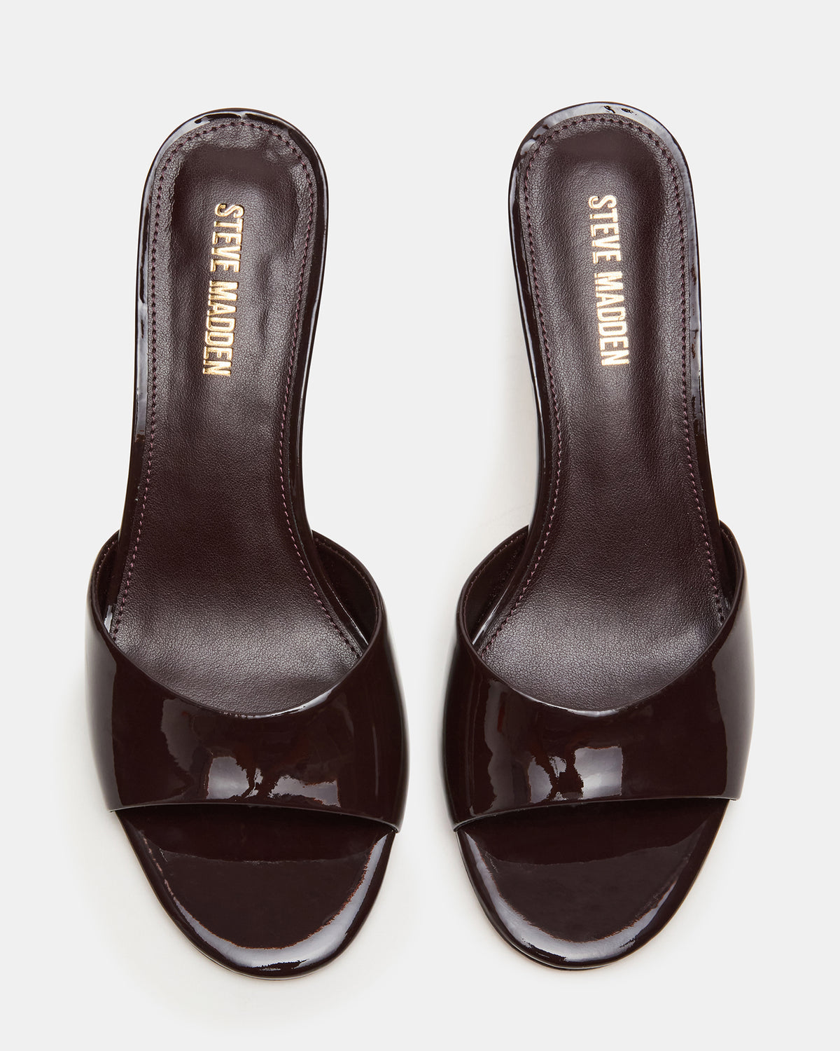 KENDRIX Brown Leather Women's Mule Heel | Steve Madden