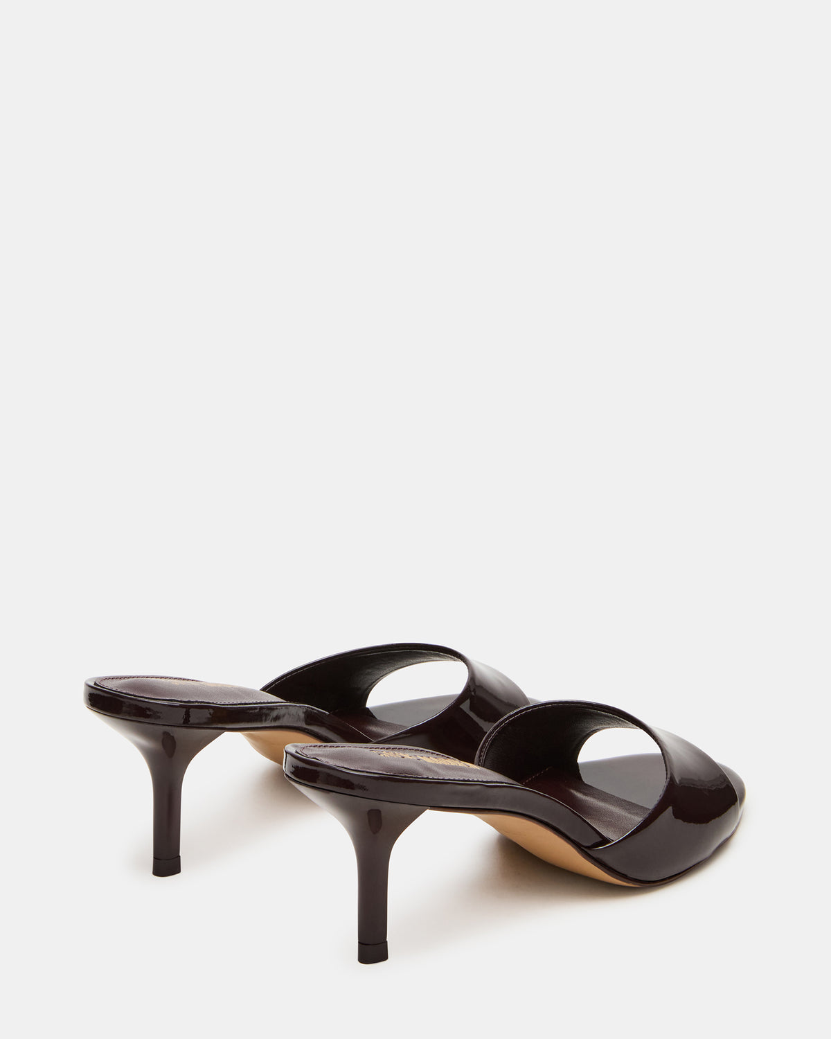 KENDRIX Brown Leather Women's Mule Heel | Steve Madden