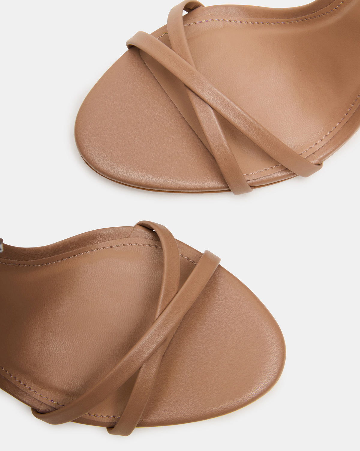 JYPSEY Tan Leather Strappy Stiletto Women's Heel | Steve Madden