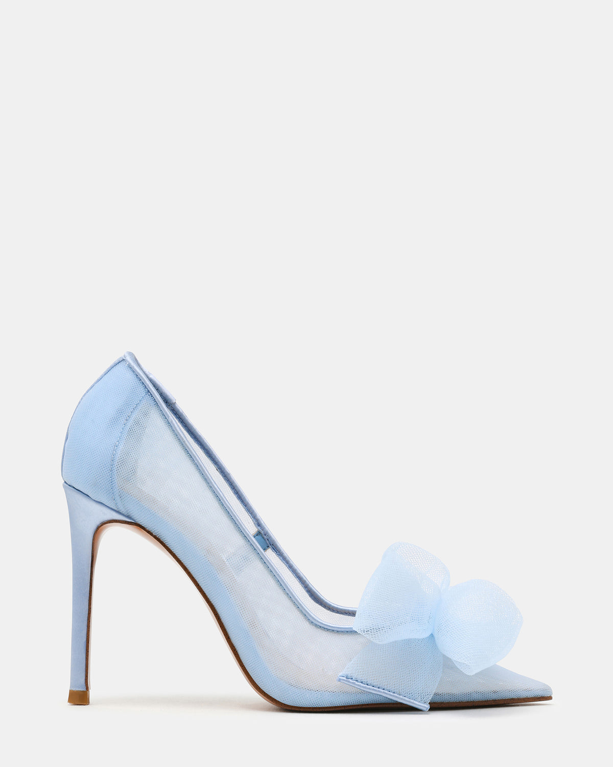 TAFFY Blue Bow Pointed-Toe Stiletto Pump Women's Heel | Steve Madden