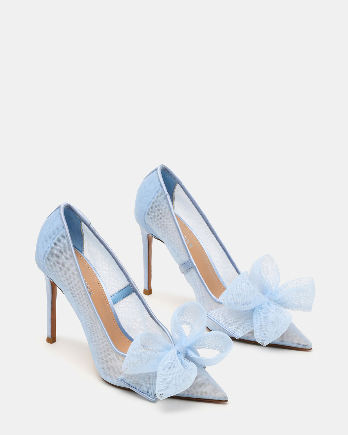 TAFFY Blue Bow Pointed-Toe Stiletto Pump Women's Heel | Steve Madden