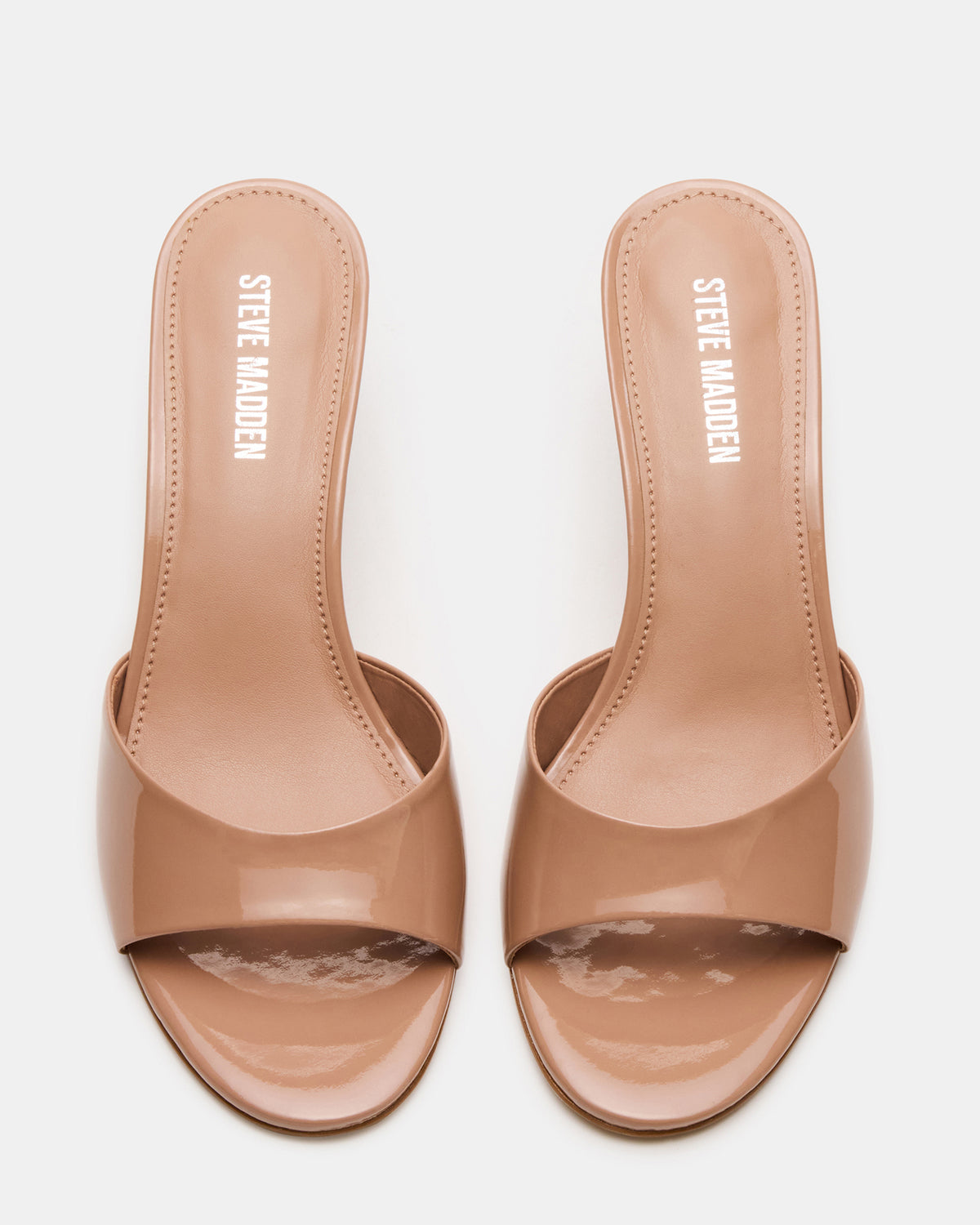 KENDRIX Blush Leather Women's Mule Heel | Steve Madden
